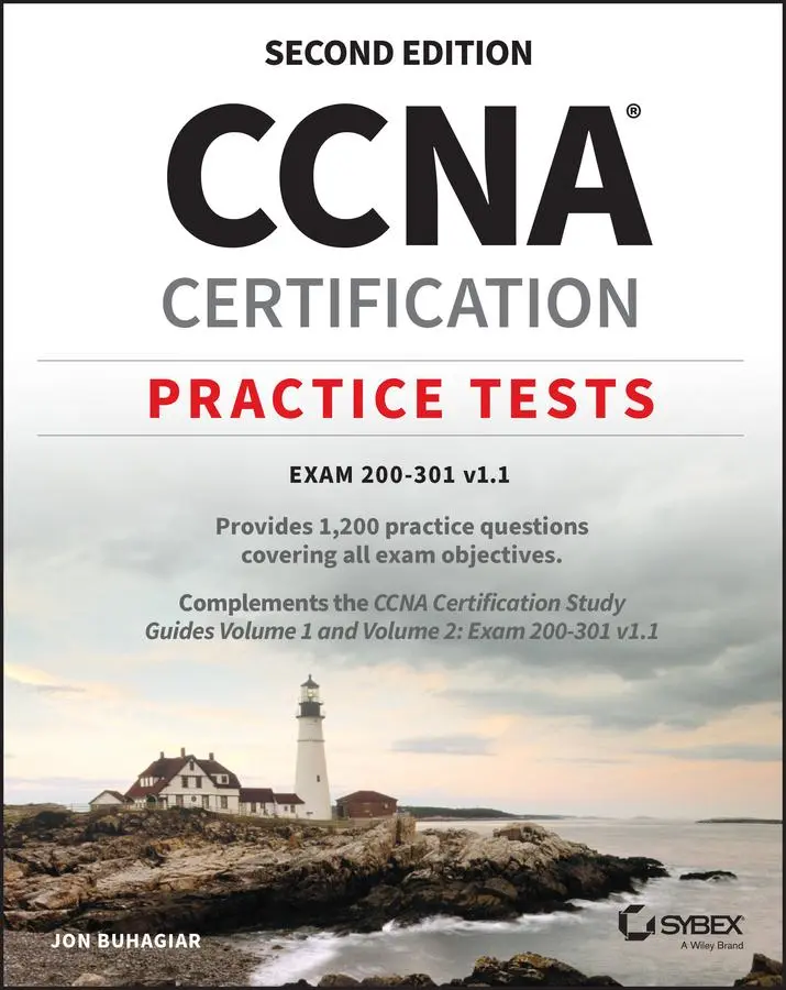 Cover: 9781394206575 | CCNA Certification Practice Tests | Exam 200-301 v1.1 | Jon Buhagiar