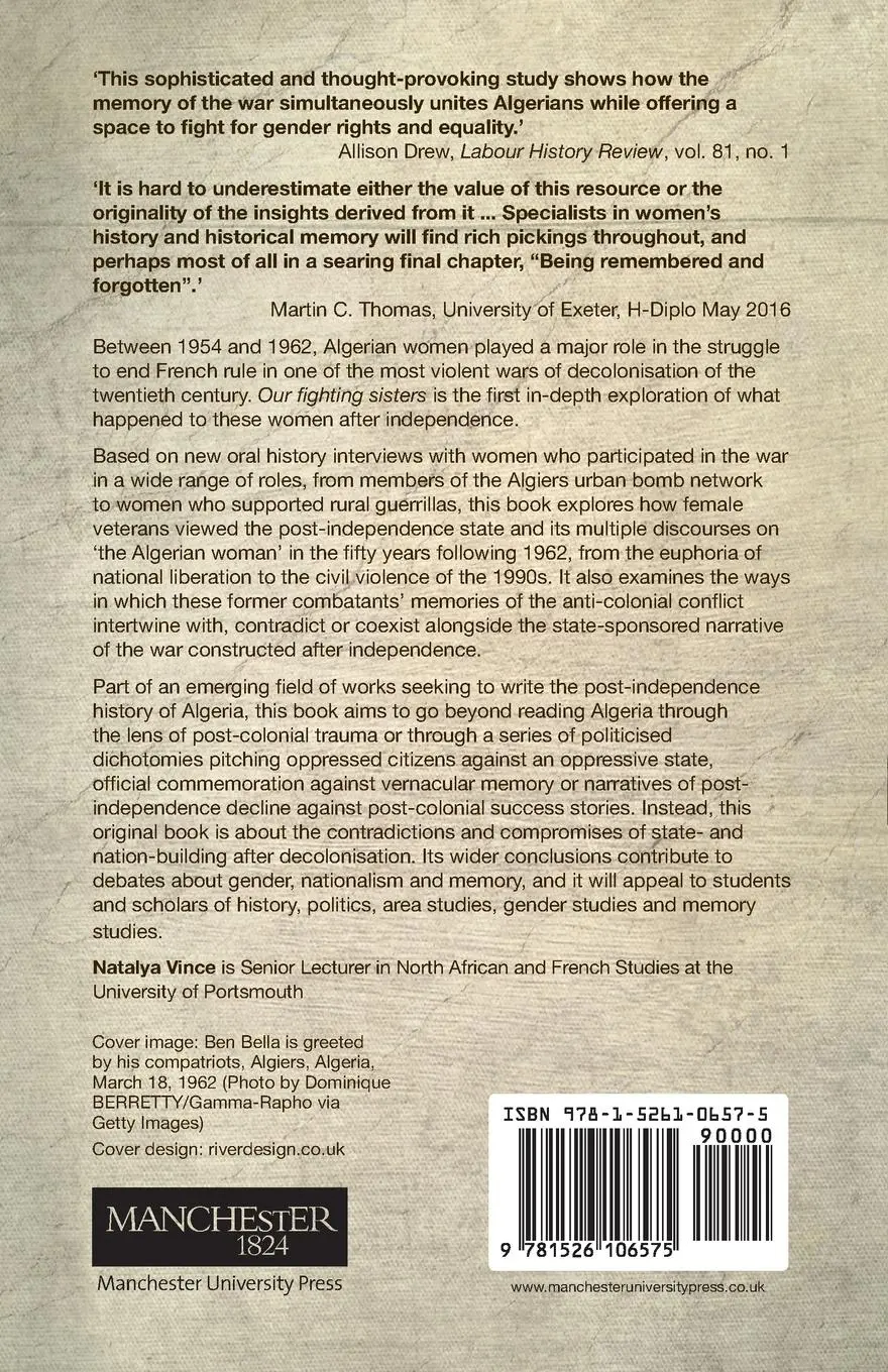 Rückseite: 9781526106575 | Our fighting sisters | Nation, memory and gender in Algeria, 1954-2012