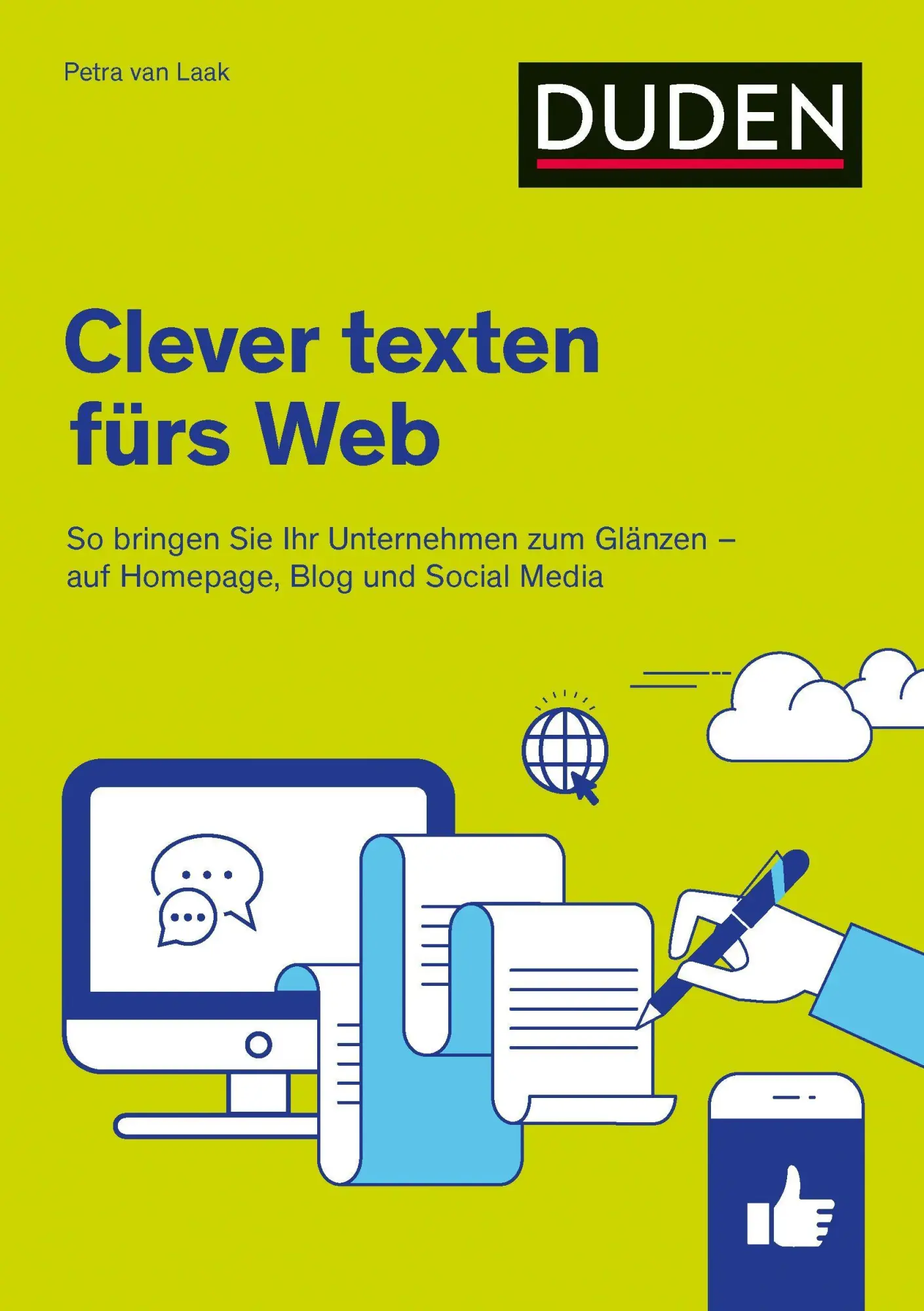 Cover: 9783411756575 | Duden Ratgeber  Clever texten fürs Web | Petra van Laak | Taschenbuch