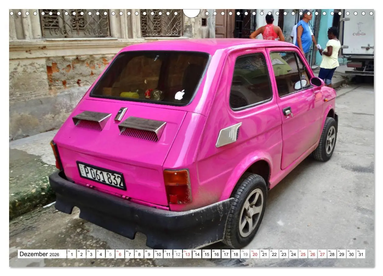 Bild: 9783457776575 | Polski Fiat 126p - Kult auf Kuba (Wandkalender 2026 DIN A3 quer),...
