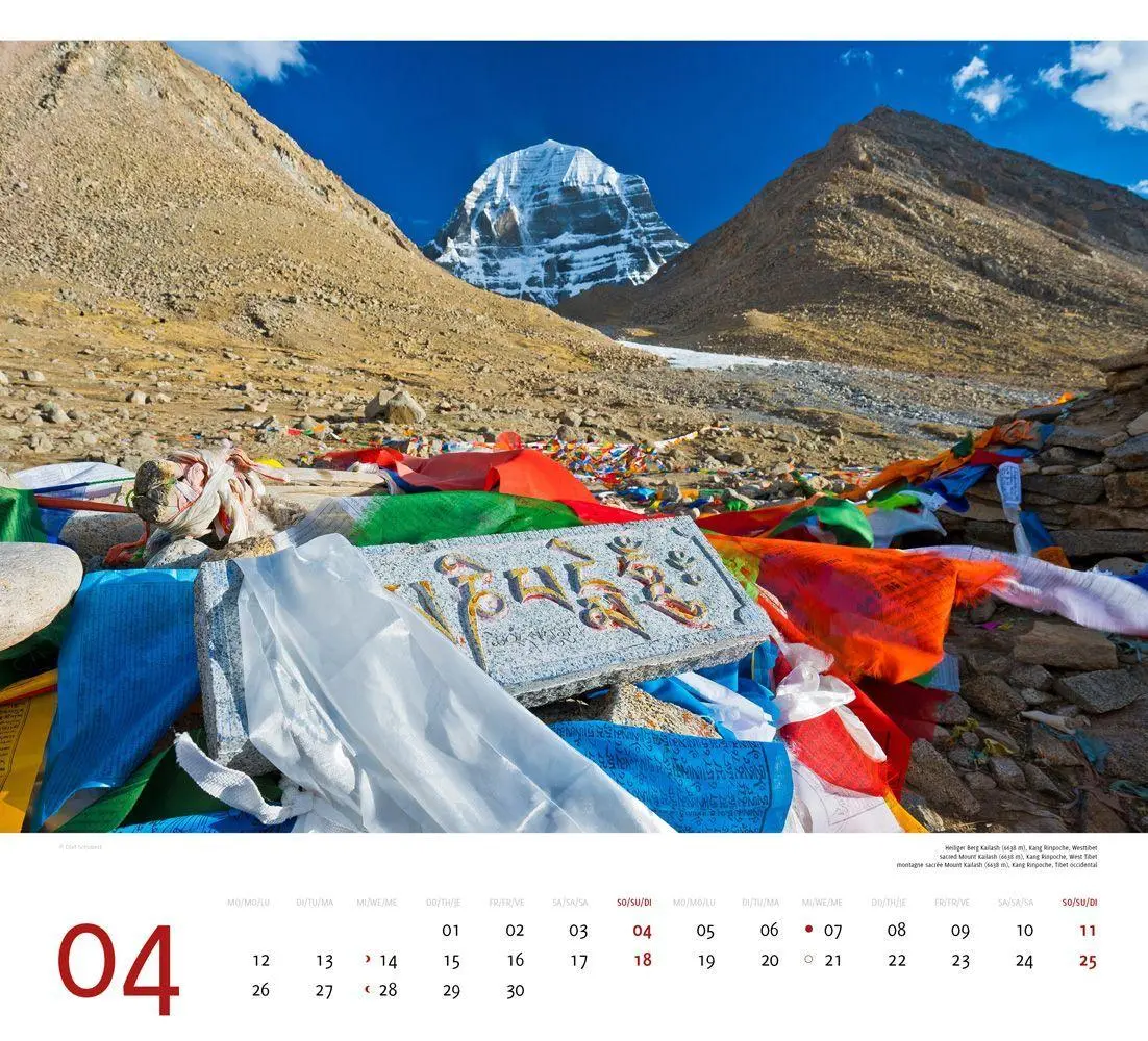 Bild: 9783938916575 | Tibet 2027 | Premium-Wandkalender Großformat 48,5 x 44cm | Schubert