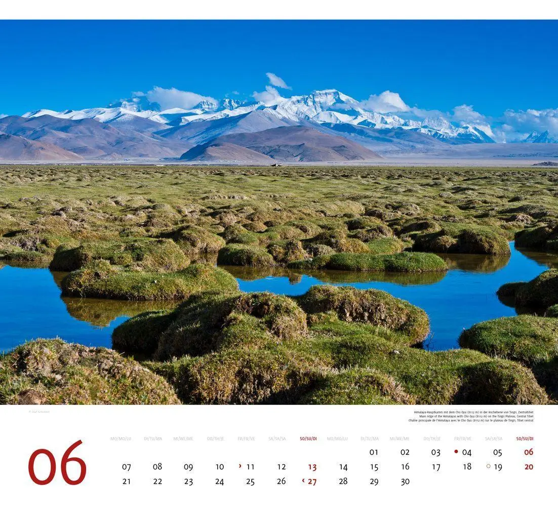 Bild: 9783938916575 | Tibet 2027 | Premium-Wandkalender Großformat 48,5 x 44cm | Schubert
