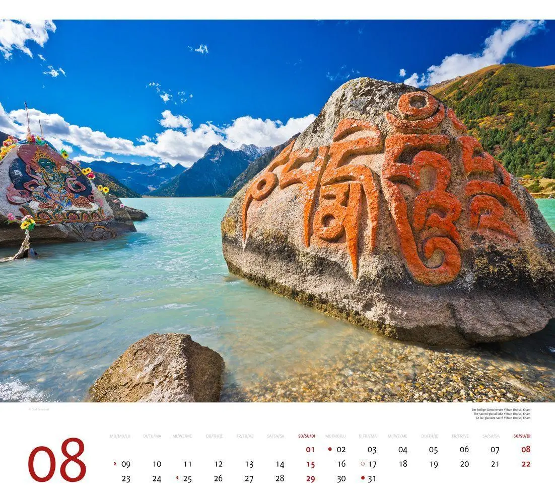 Bild: 9783938916575 | Tibet 2027 | Premium-Wandkalender Großformat 48,5 x 44cm | Schubert