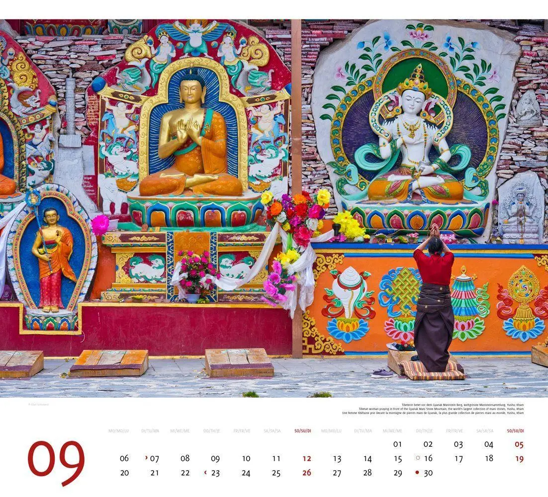 Bild: 9783938916575 | Tibet 2027 | Premium-Wandkalender Großformat 48,5 x 44cm | Schubert