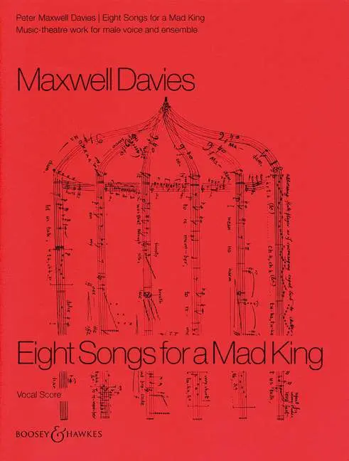Cover: 9790060116575 | Eight Songs for a Mad King | Music-theatre works | Davies | 2005