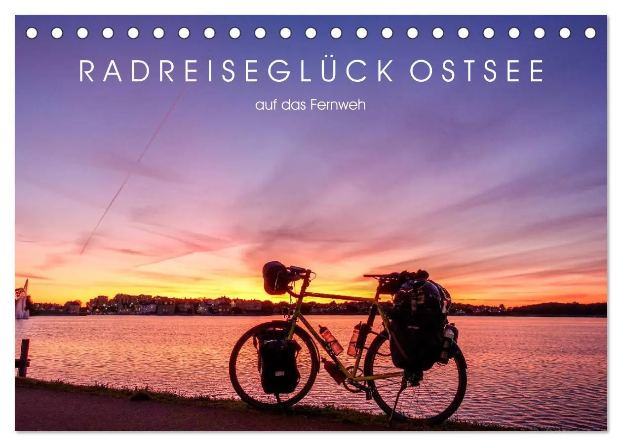 Cover: 9783457696675 | Radreiseglück Ostsee (Tischkalender 2026 DIN A5 quer), CALVENDO...