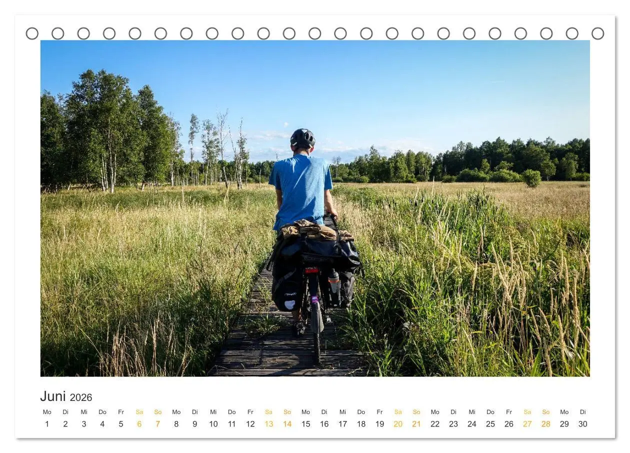 Bild: 9783457696675 | Radreiseglück Ostsee (Tischkalender 2026 DIN A5 quer), CALVENDO...