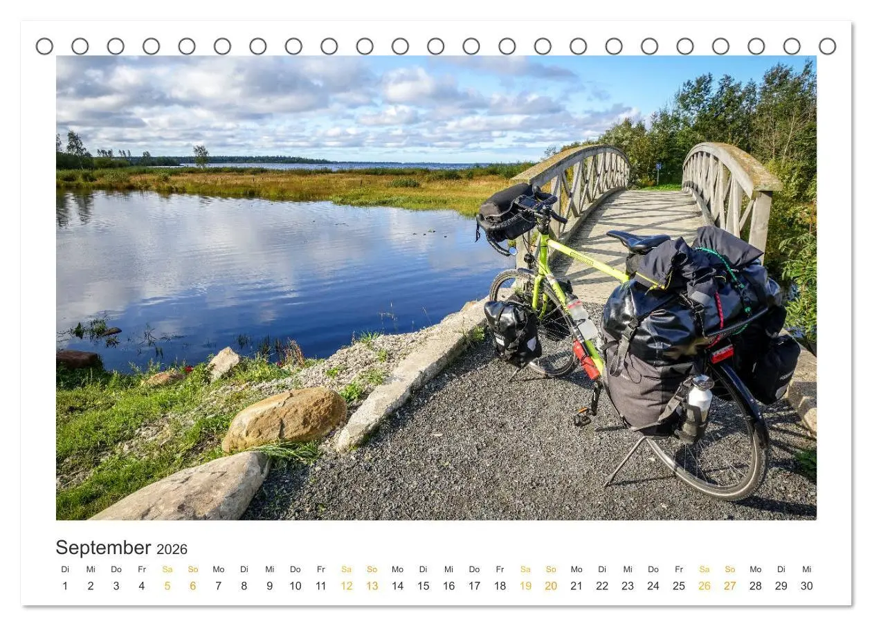 Bild: 9783457696675 | Radreiseglück Ostsee (Tischkalender 2026 DIN A5 quer), CALVENDO...