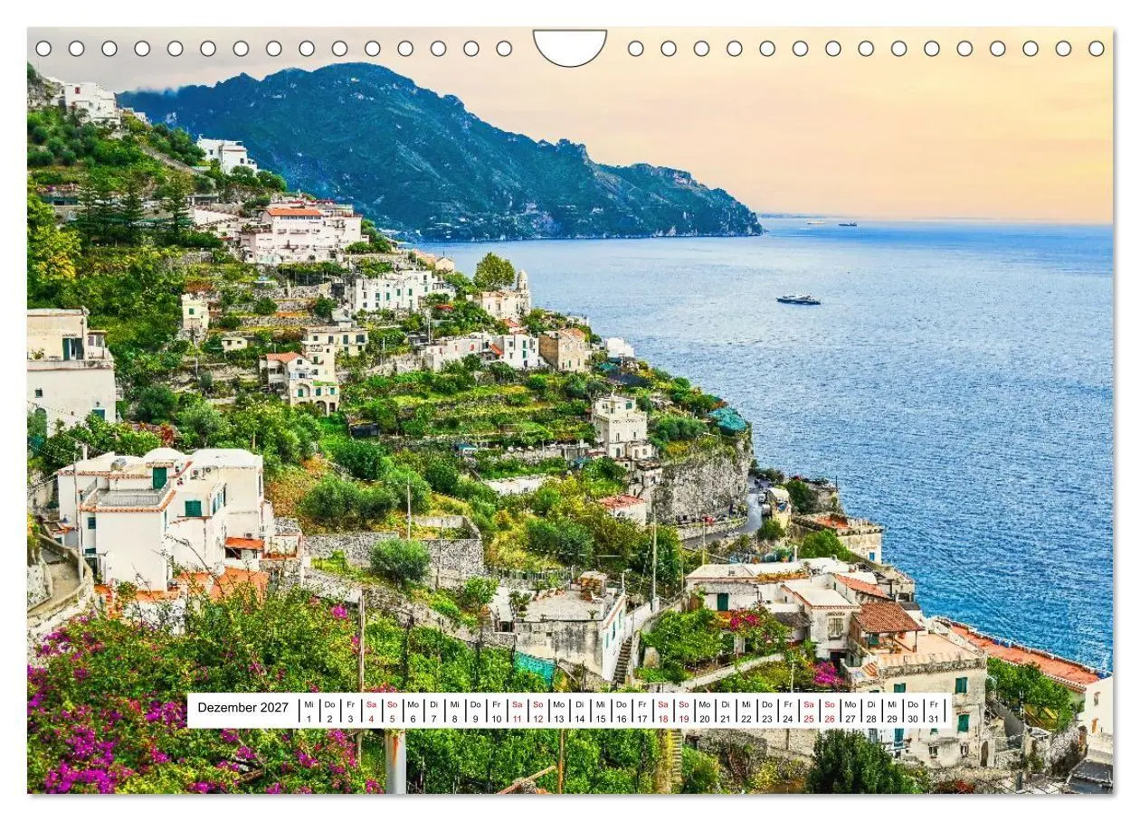 Bild: 9783516786675 | Wundervolle Amalfiküste (Wandkalender 2027 DIN A4 quer), CALVENDO...