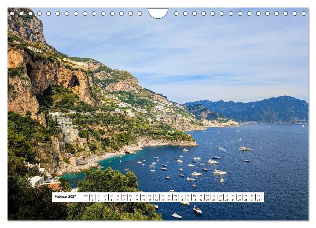 Bild: 9783516786675 | Wundervolle Amalfiküste (Wandkalender 2027 DIN A4 quer), CALVENDO...