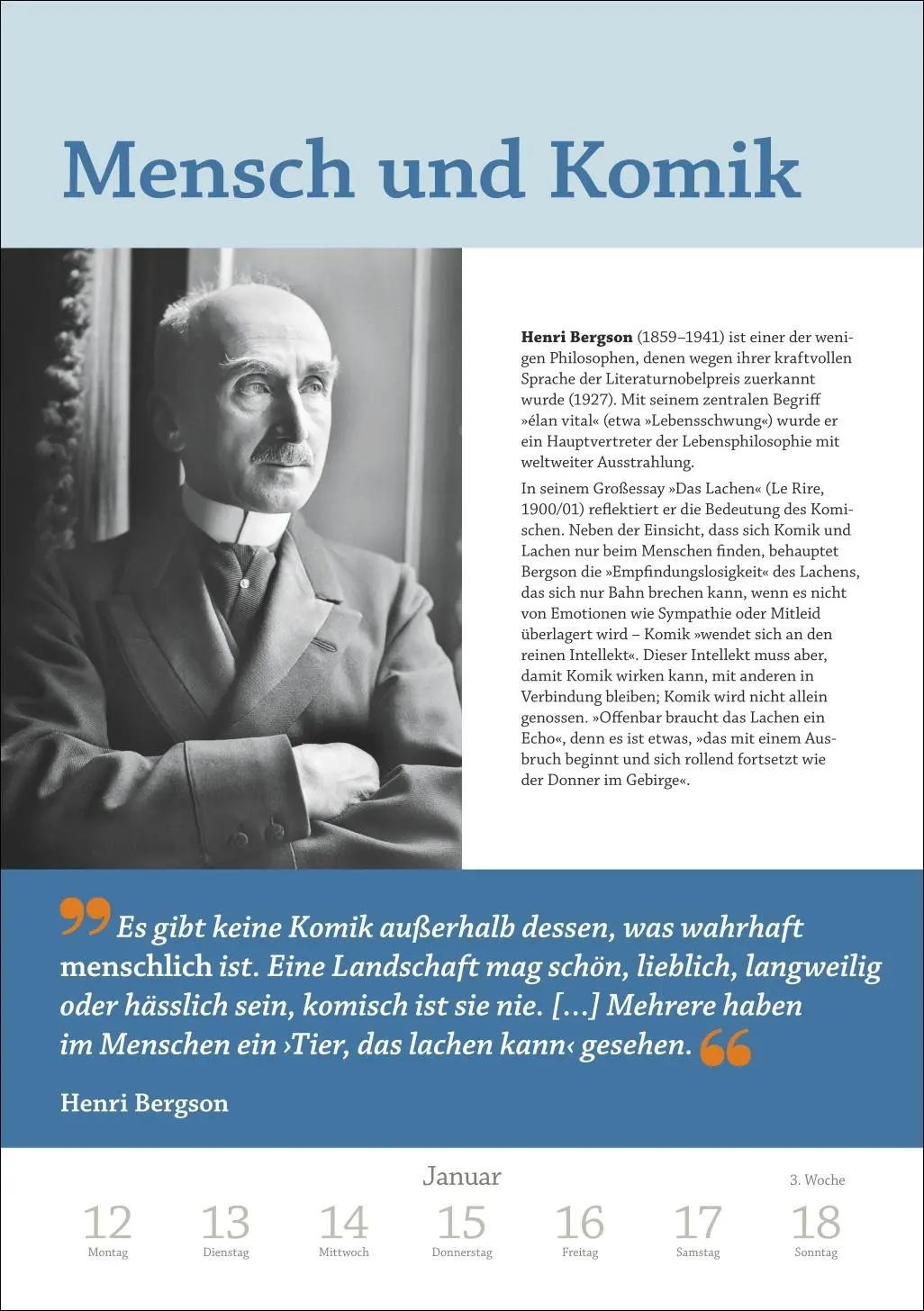 Bild: 9783840036675 | DIE ZEIT Philosophie Wochen-Kulturkalender 2026 - 53 Denkanstöße...