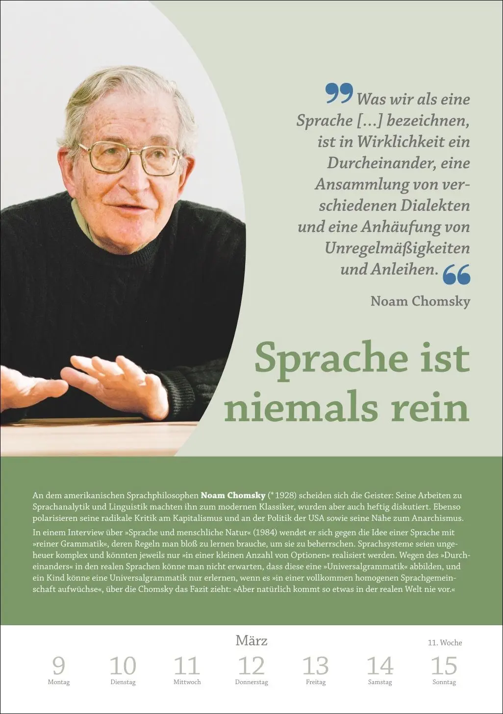 Bild: 9783840036675 | DIE ZEIT Philosophie Wochen-Kulturkalender 2026 - 53 Denkanstöße...