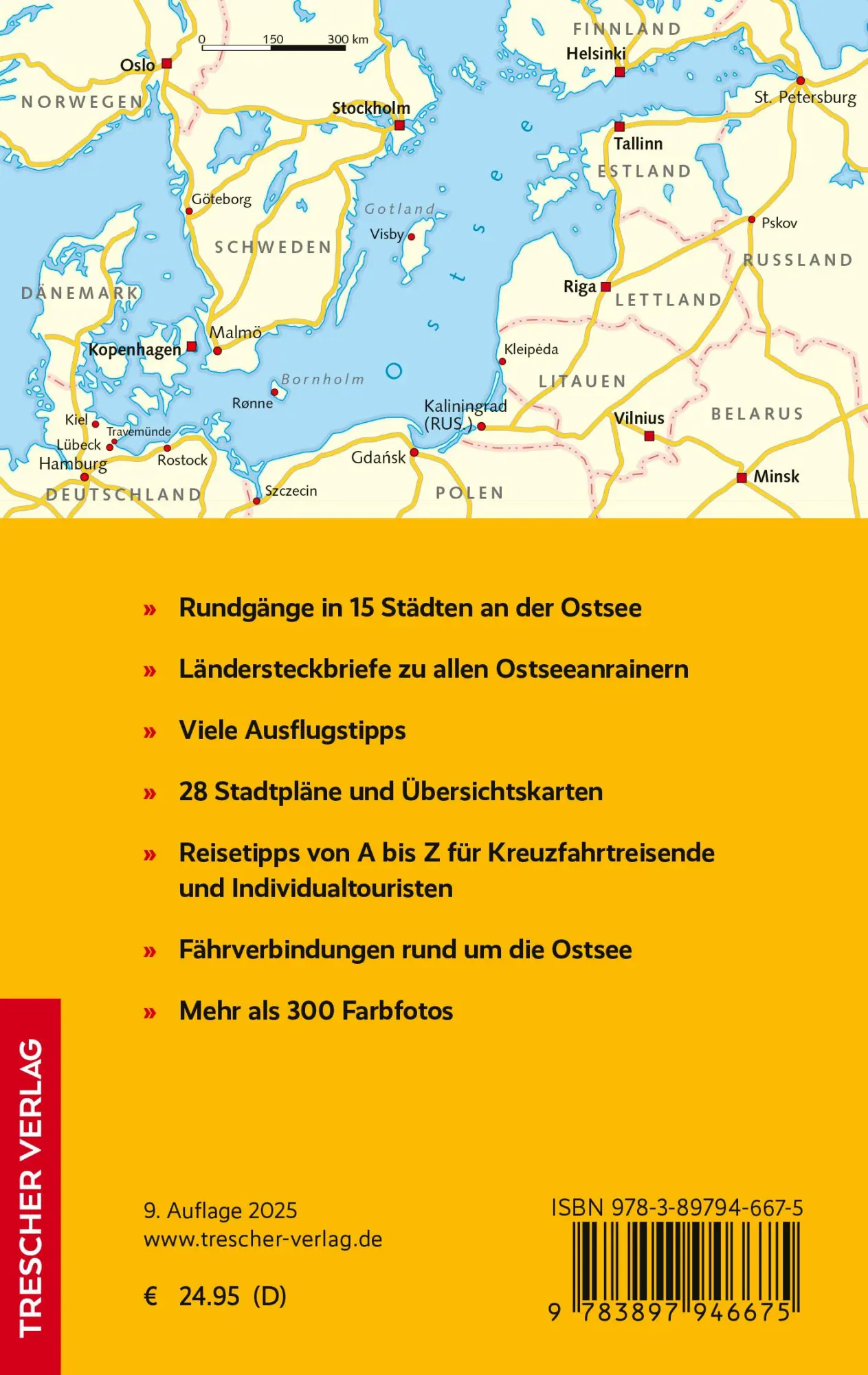 Rückseite: 9783897946675 | TRESCHER Reiseführer Ostseestädte | Hinnerk Dreppenstedt (u. a.)