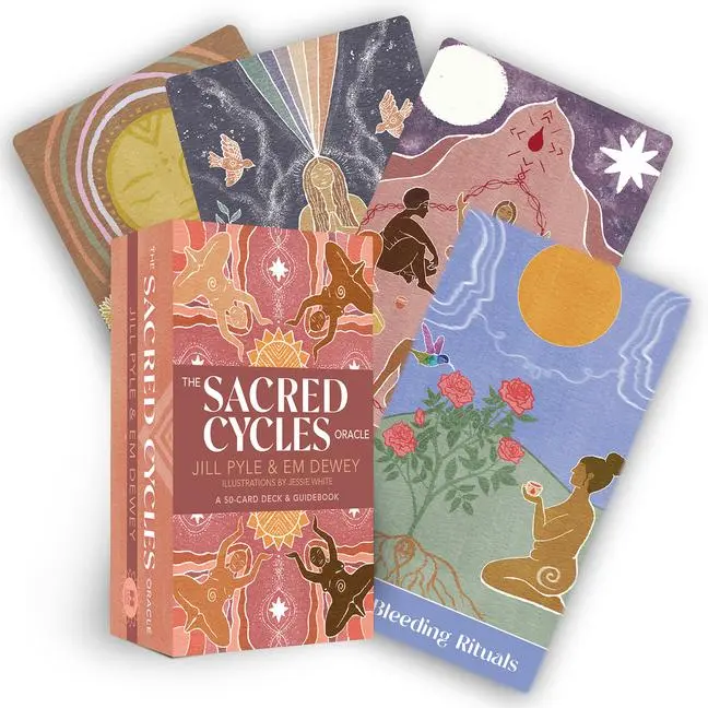Cover: 9781401966775 | The Sacred Cycles Oracle | A 50-Card Deck and Guidebook | Pyle (u. a.)