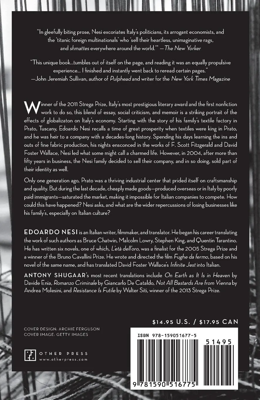 Rückseite: 9781590516775 | Story of my People | Essays and Social Criticism on Italy's Economy