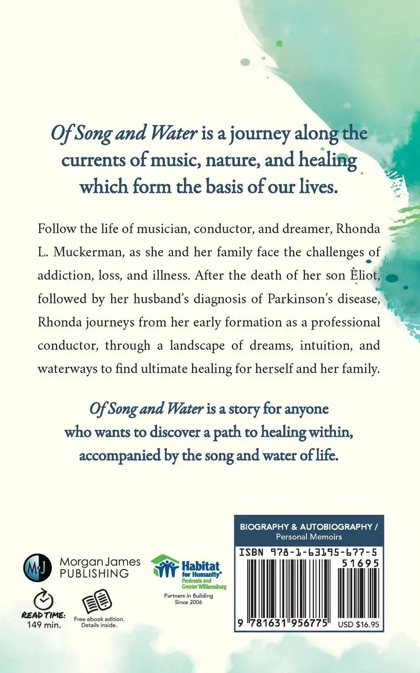 Rückseite: 9781631956775 | Of Song and Water | Rhonda L. Muckerman | Taschenbuch | Englisch