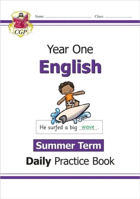 Cover: 9781789086775 | KS1 English Year 1 Daily Practice Book: Summer Term | Cgp Books | Buch