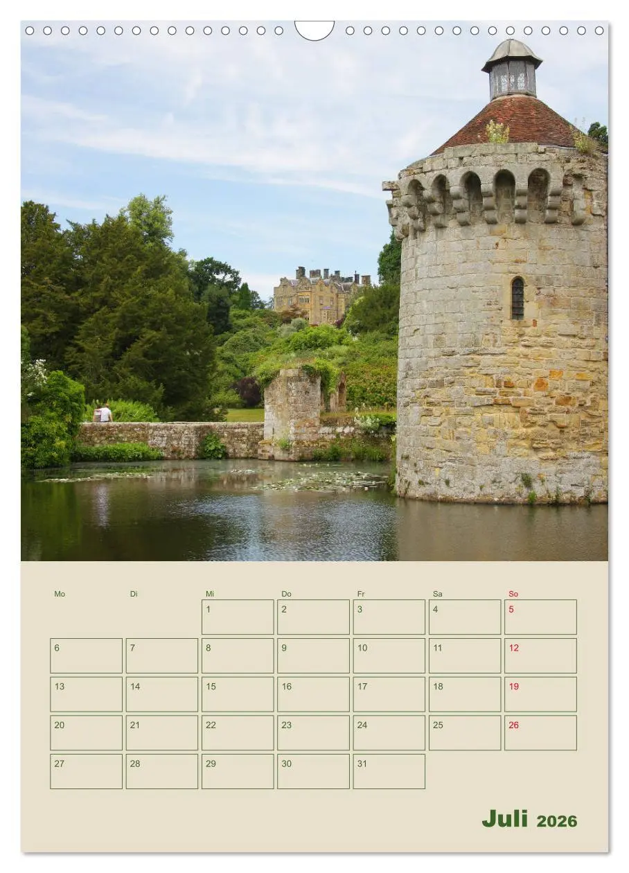 Bild: 9783516396775 | Schlösser und Gärten in England (Wandkalender 2026 DIN A3 hoch),...
