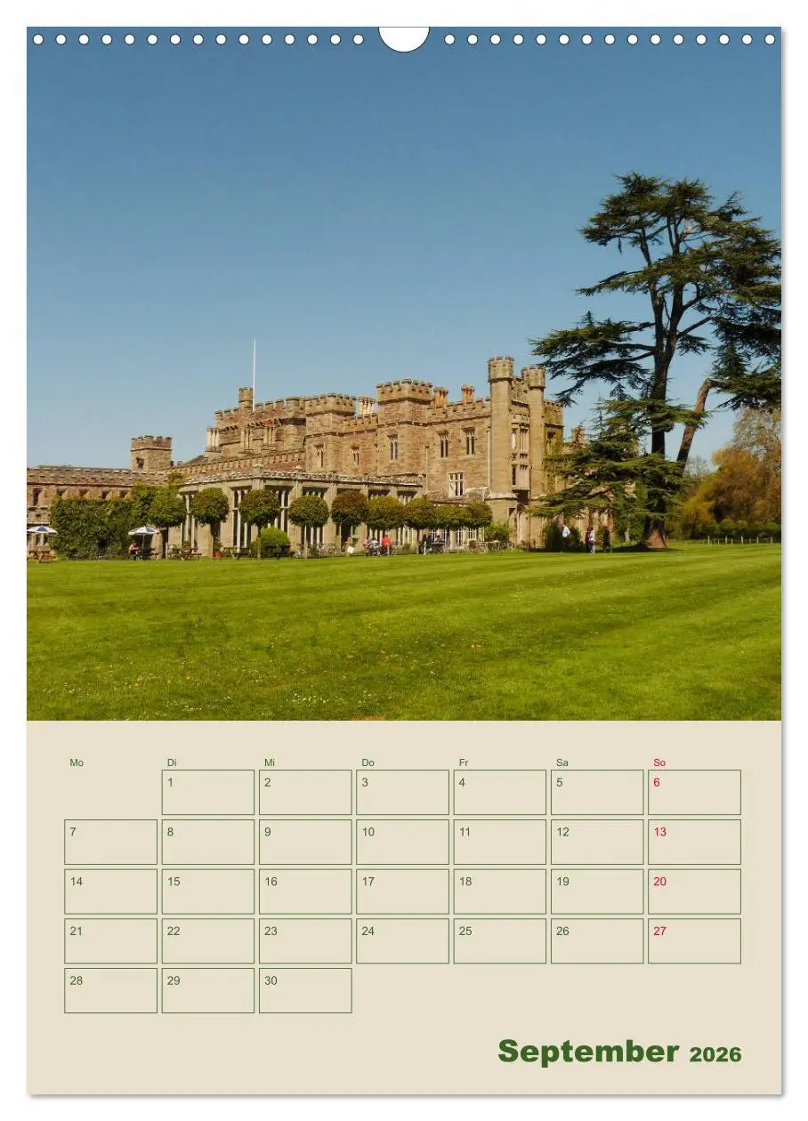 Bild: 9783516396775 | Schlösser und Gärten in England (Wandkalender 2026 DIN A3 hoch),...