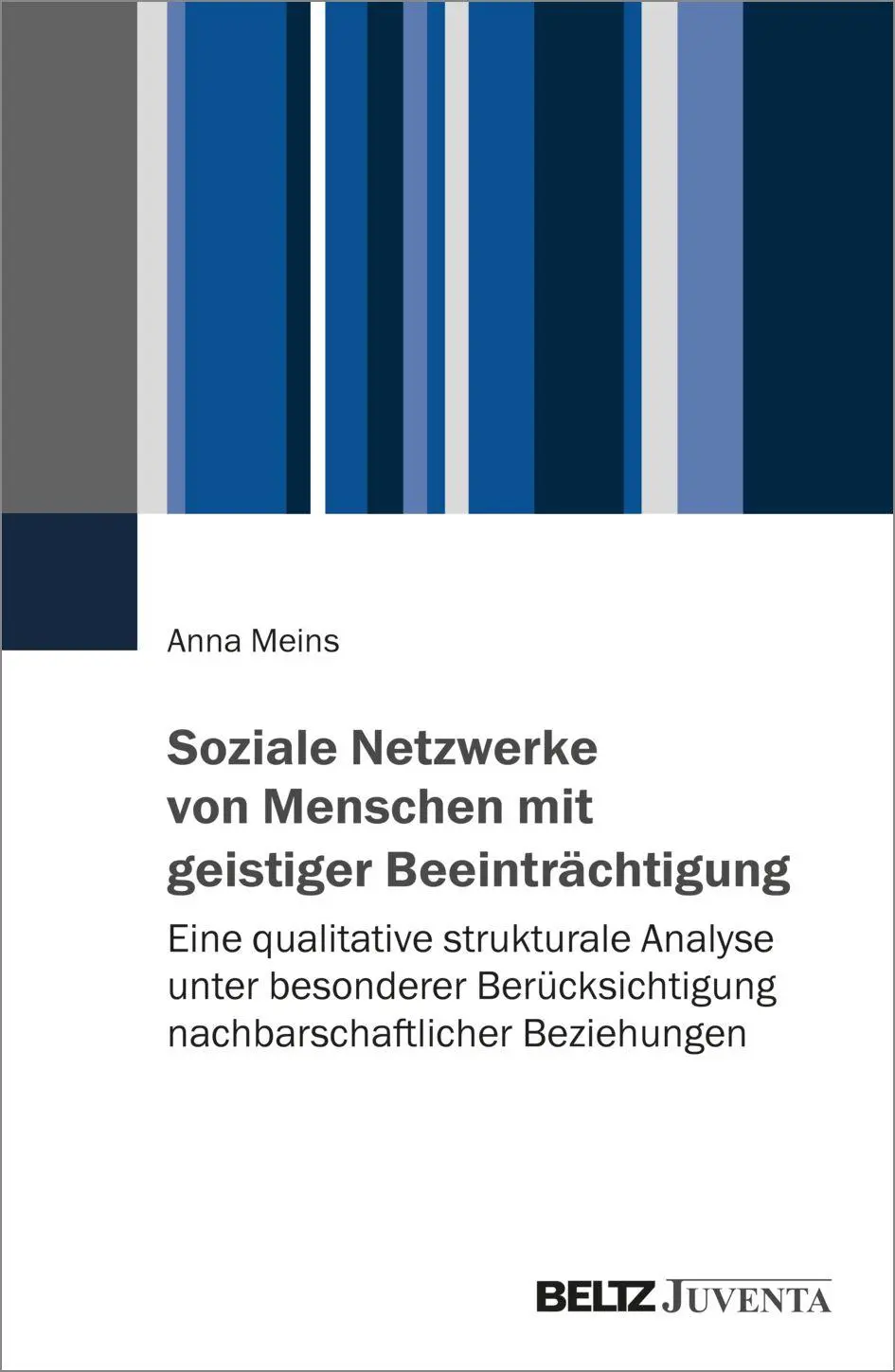 Cover: 9783779986775 | Soziale Netzwerke von Menschen mit geistiger Beeinträchtigung | Meins
