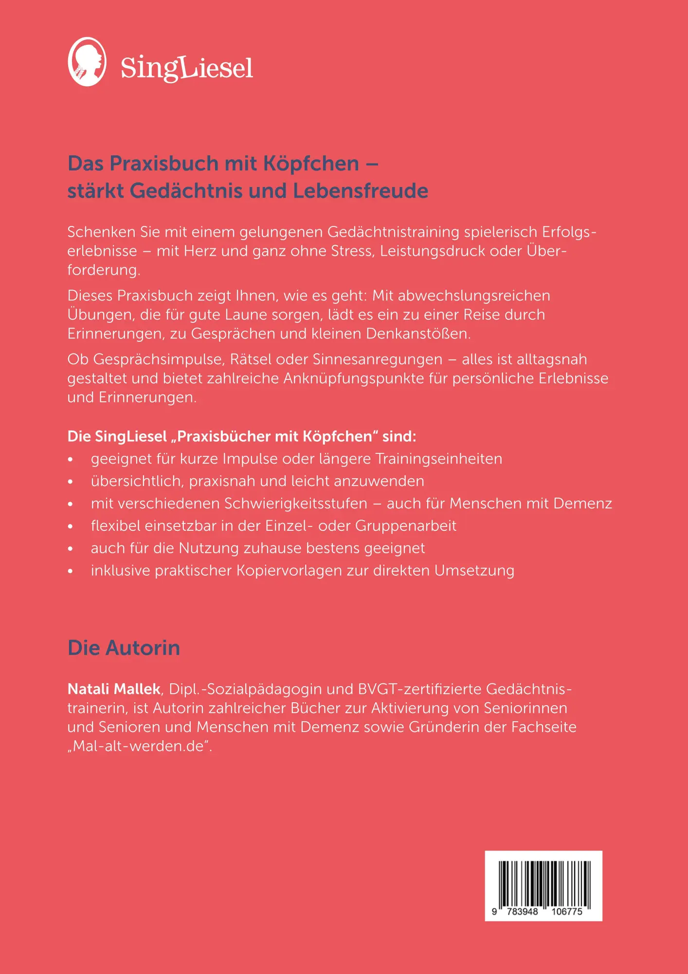 Bild: 9783948106775 | Gedächtnistraining für Senioren Gedächtnisübungen für gute Laune