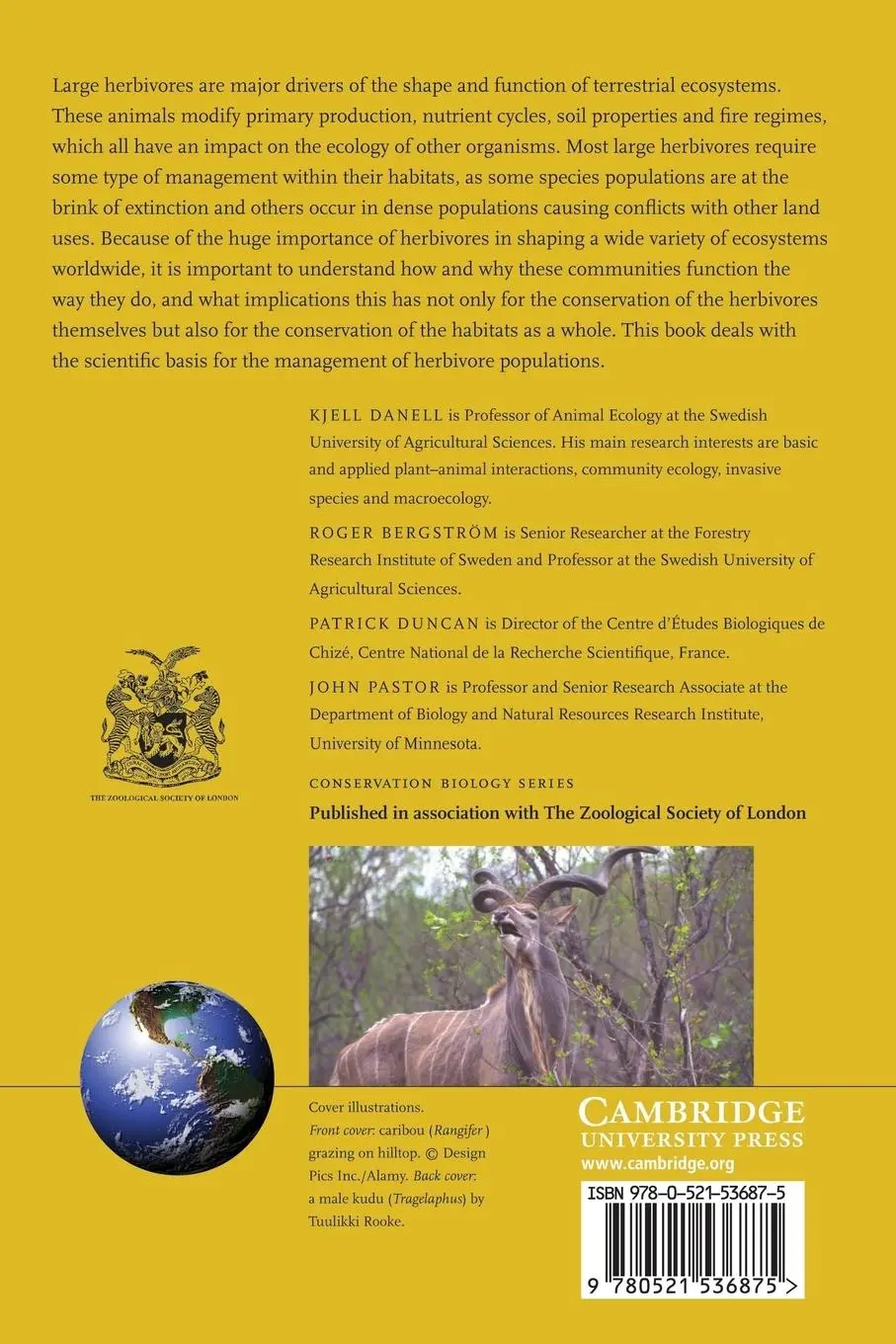 Rückseite: 9780521536875 | Large Herbivore Ecology, Ecosystem Dynamics and Conservation | Buch