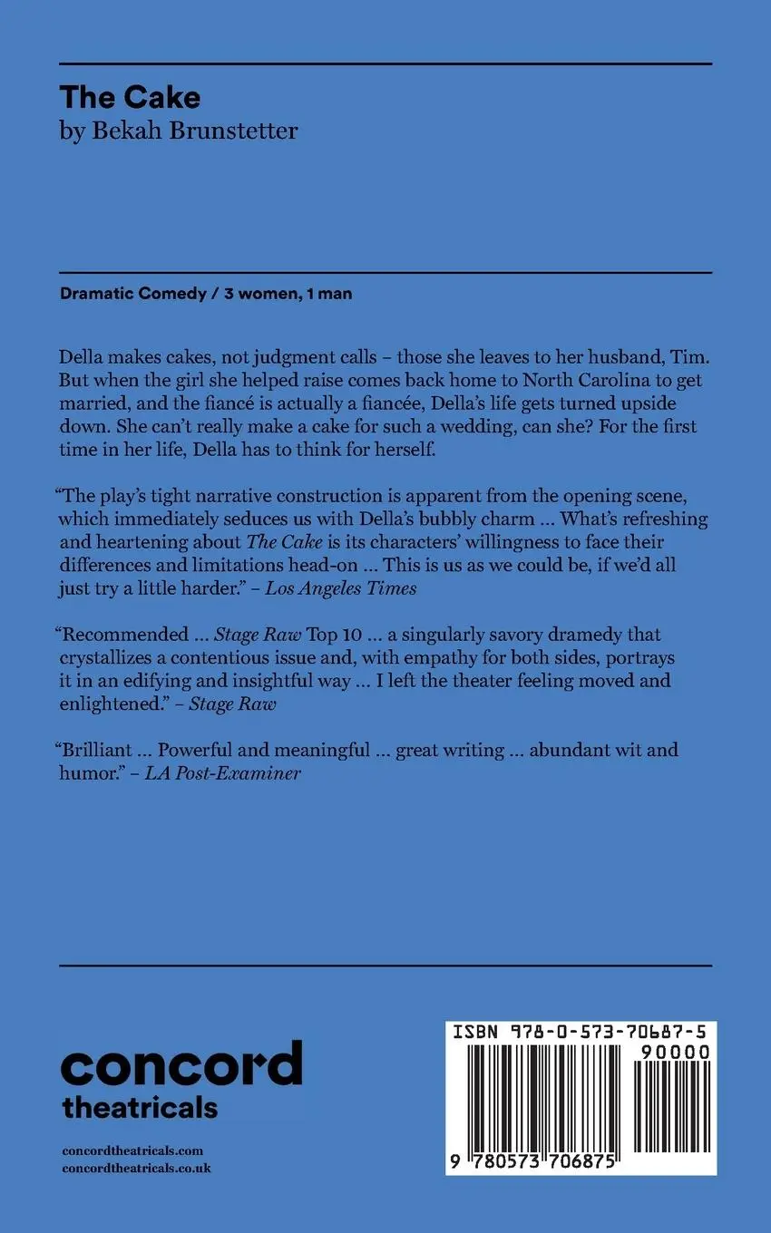 Rückseite: 9780573706875 | The Cake | Bekah Brunstetter | Taschenbuch | Englisch | 2018