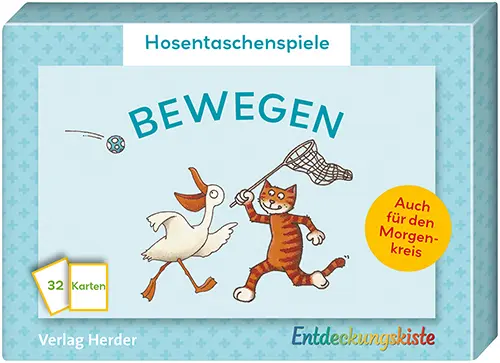 Cover: 9783451256875 | Bewegen - Hosentaschenspiele | Auch für den Morgenkreis | Box | 32 S.