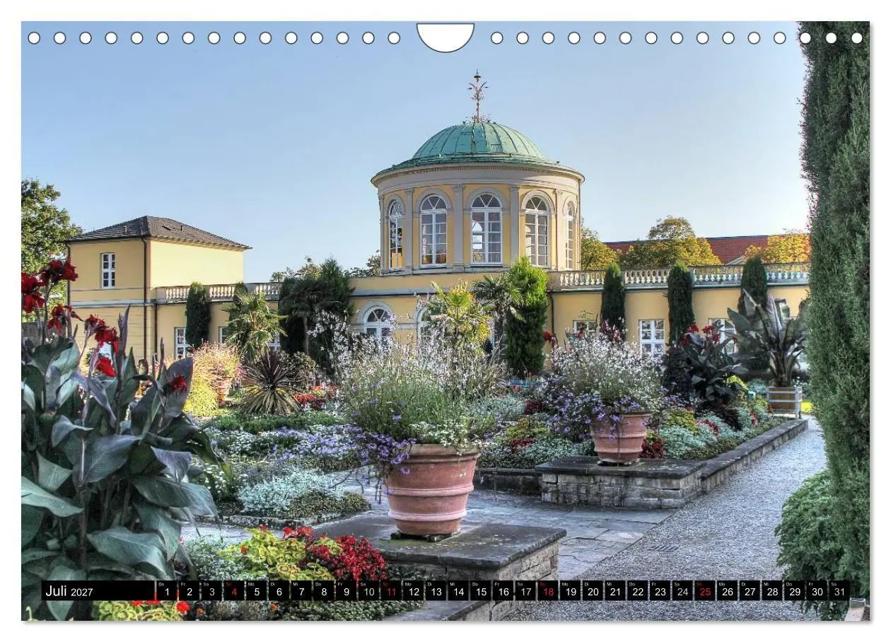 Bild: 9783594056875 | Die Gärten in Herrenhausen (Wandkalender 2027 DIN A4 quer),...
