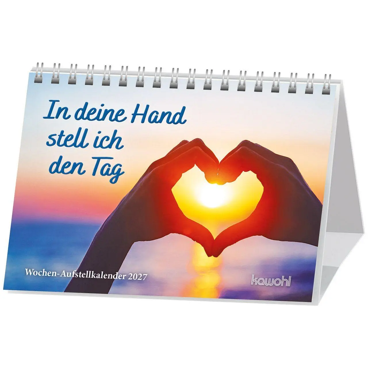 Cover: 9783754816875 | In deine Hand stell ich den Tag 2027 | Wochen-Aufstellkalender | 54 S.