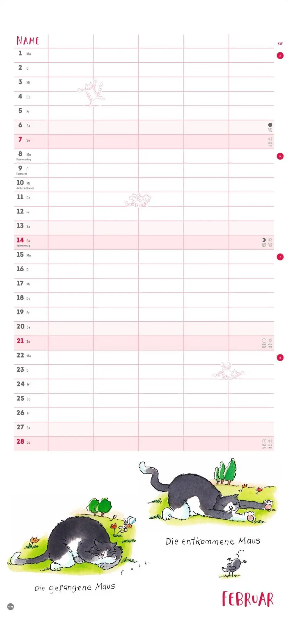 Bild: 9783756416875 | Puth Yoga für die Katz Familienplaner 2027 | Klaus Puth | Kalender