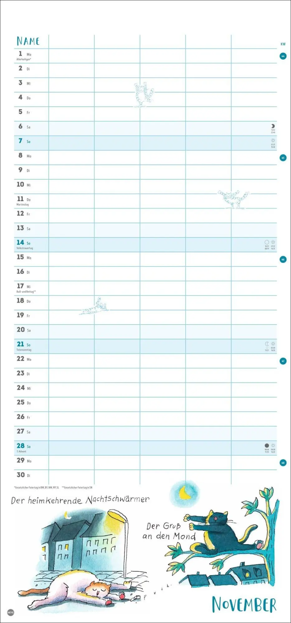 Bild: 9783756416875 | Puth Yoga für die Katz Familienplaner 2027 | Klaus Puth | Kalender