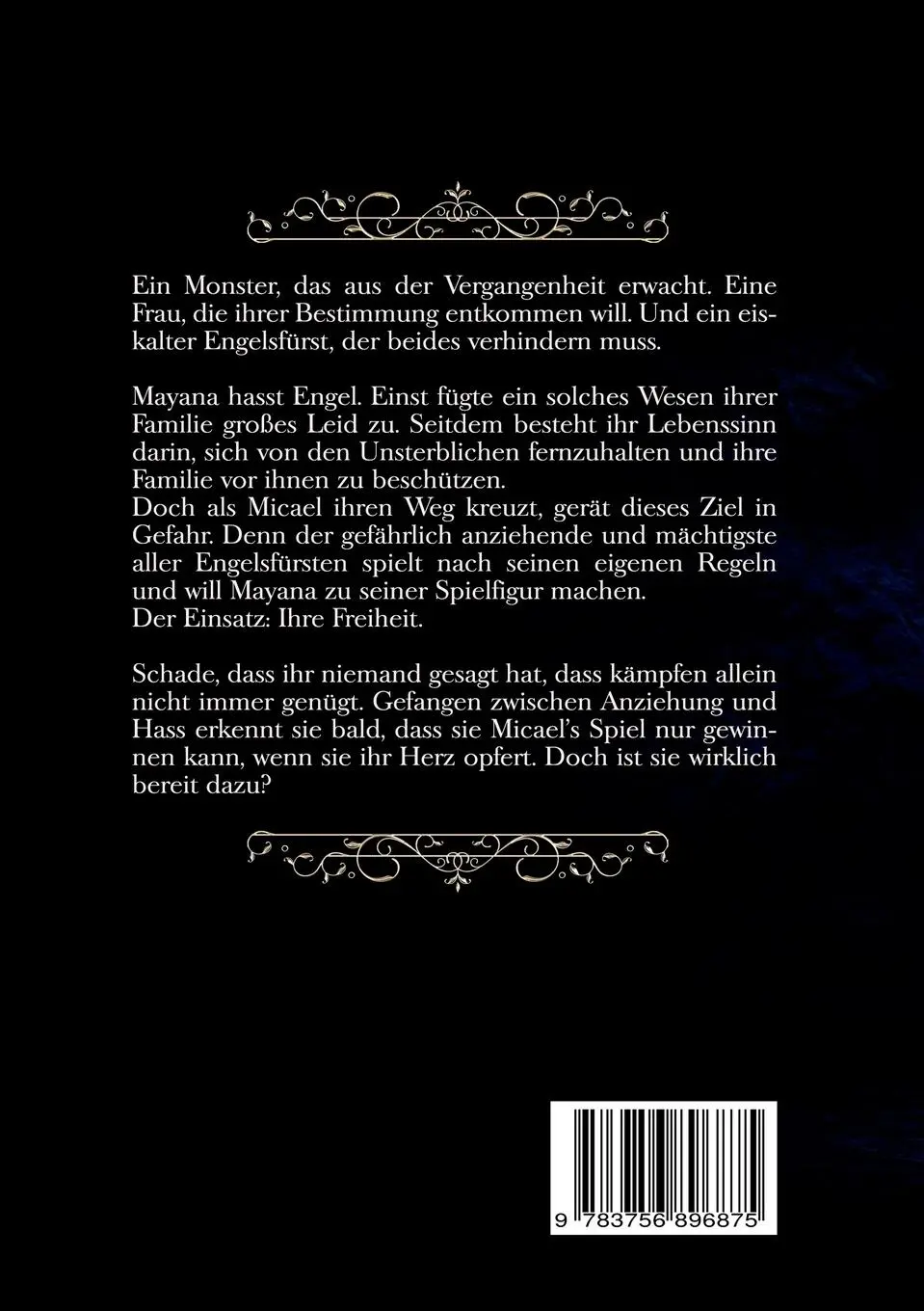 Rückseite: 9783756896875 | Angel's Soul | Fluch der Offenbarung: Romantische Fantasy | C. M. Cris