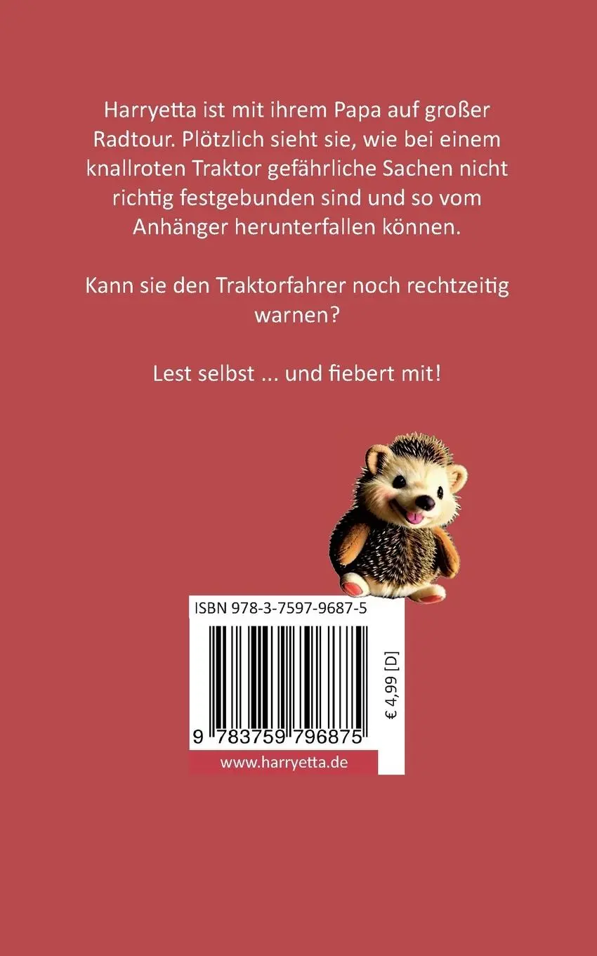 Rückseite: 9783759796875 | Harryetta und der rote Traktor | Markus D. Mühleisen | Taschenbuch