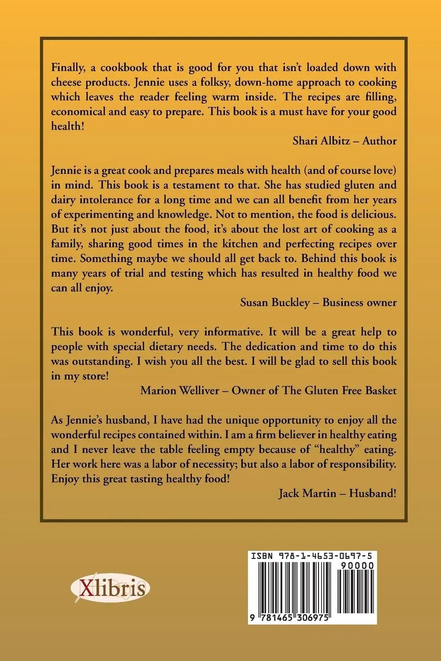 Rückseite: 9781465306975 | This Is a Cookbook for the Digestively Challenged | Jennie R. Martin