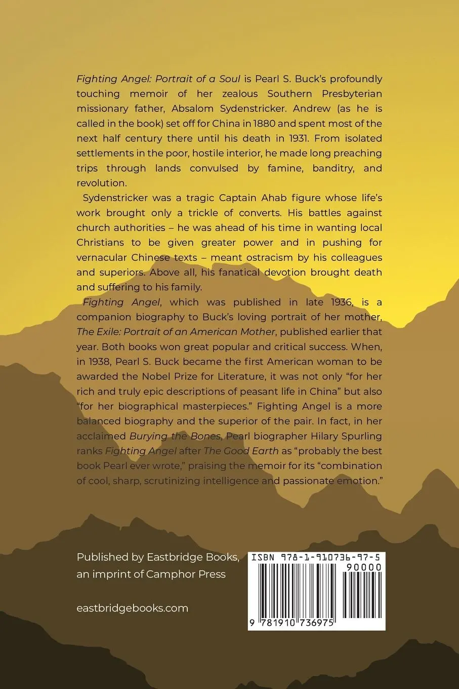 Rückseite: 9781910736975 | Fighting Angel | Portrait of a Soul | Pearl S. Buck | Taschenbuch