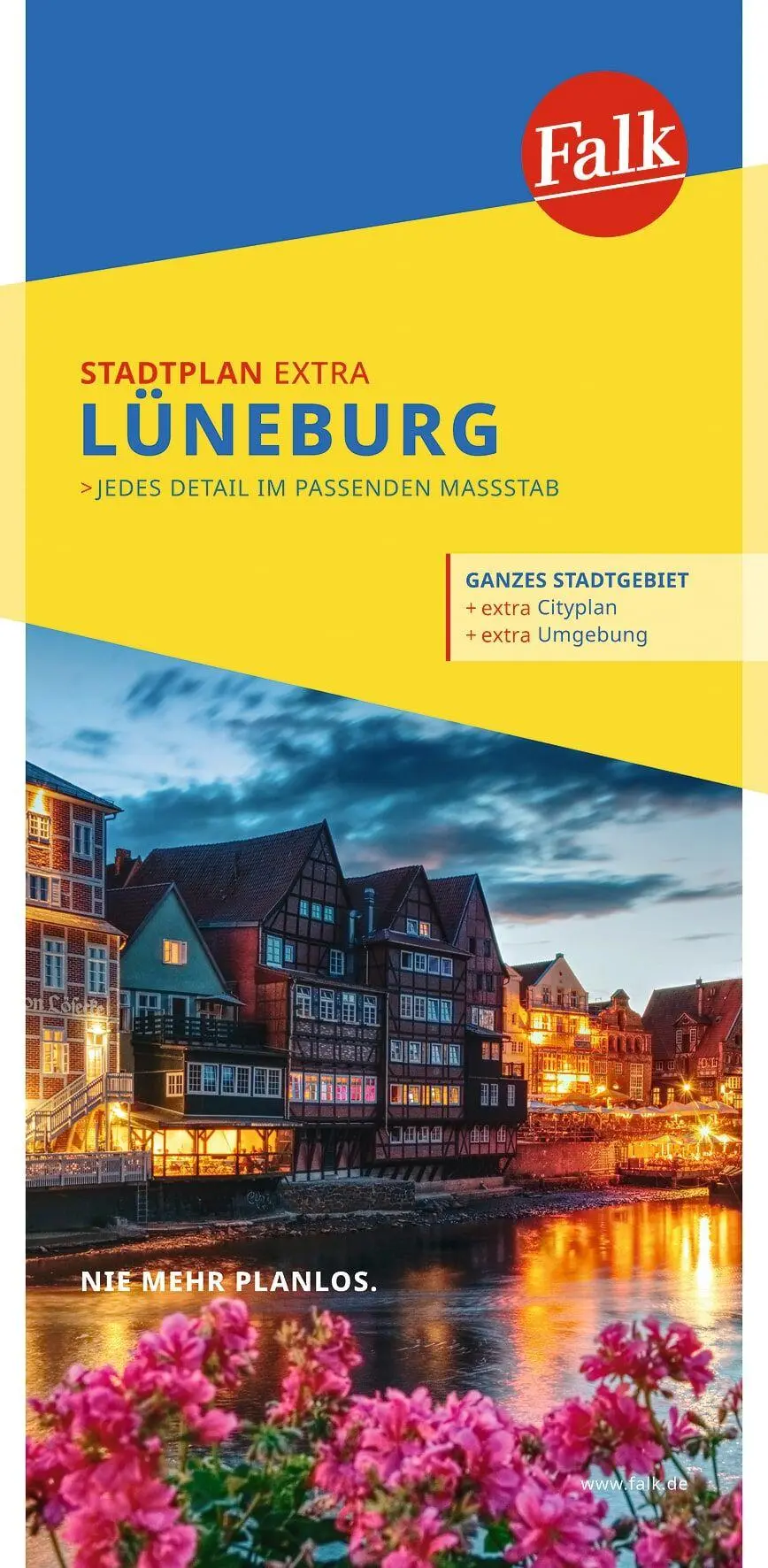 Cover: 9783827926975 | Falk Stadtplan Extra Lüneburg 1:15.000 | (Land-)Karte | 2 S. | Deutsch