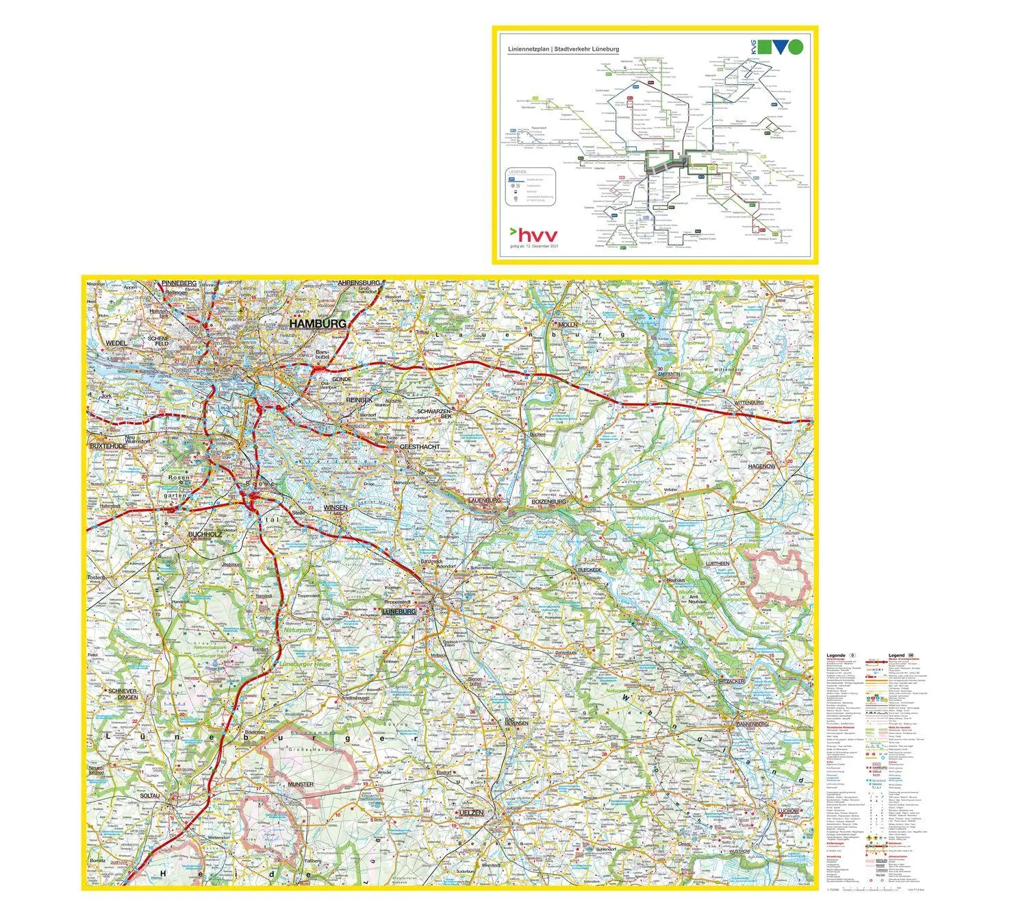 Bild: 9783827926975 | Falk Stadtplan Extra Lüneburg 1:15.000 | (Land-)Karte | 2 S. | Deutsch