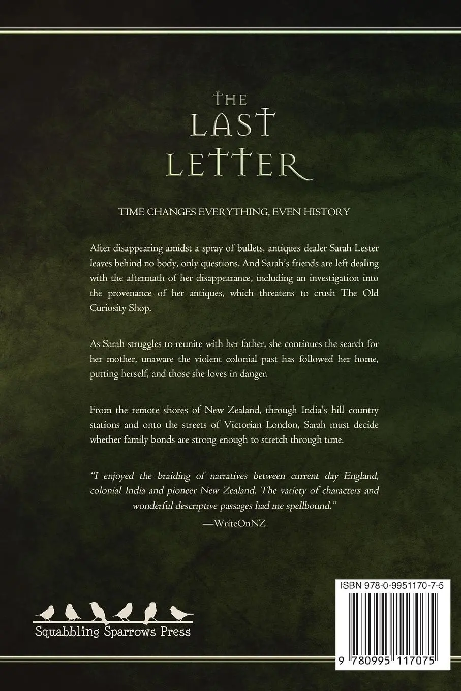 Rückseite: 9780995117075 | The Last Letter | Kirsten Mckenzie | Taschenbuch | Englisch | 2019