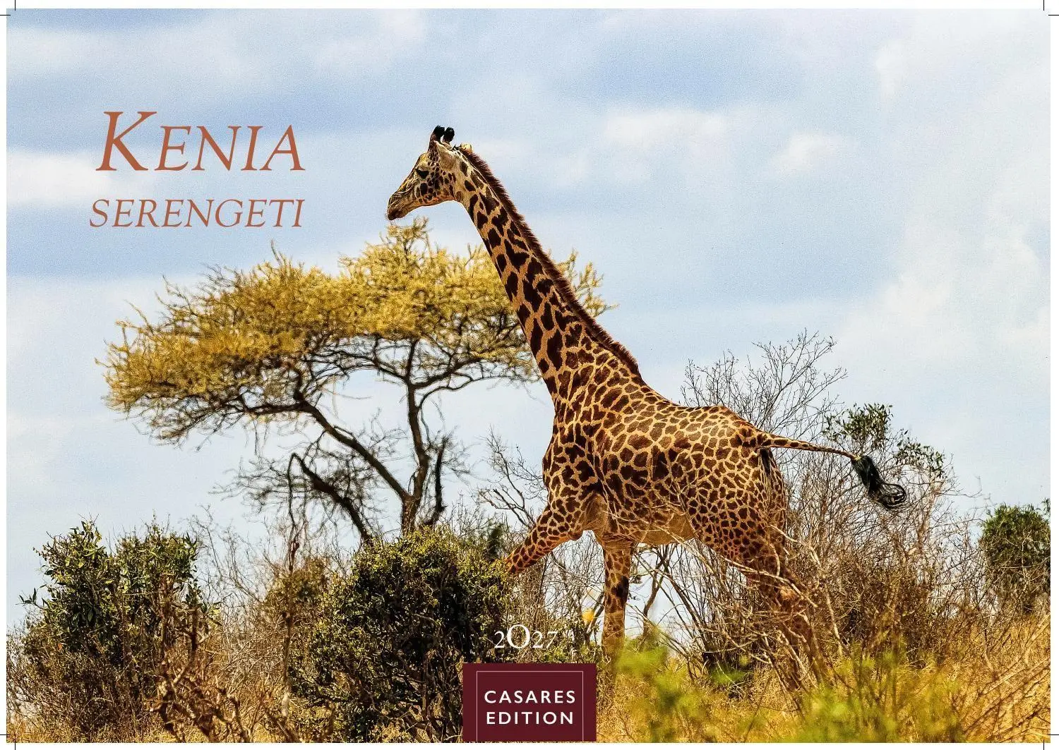 Cover: 9781835247075 | Kenia &amp; Serengheti Kalender 2027 - Wandkalender Fotokalender Afrika...