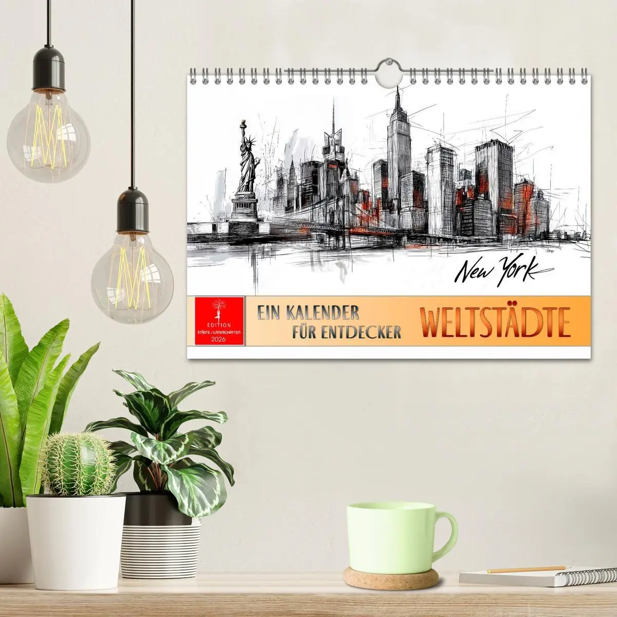 Bild: 9783457247075 | Weltstädte - ein Kalender für Entdecker (Wandkalender 2026 DIN A4...