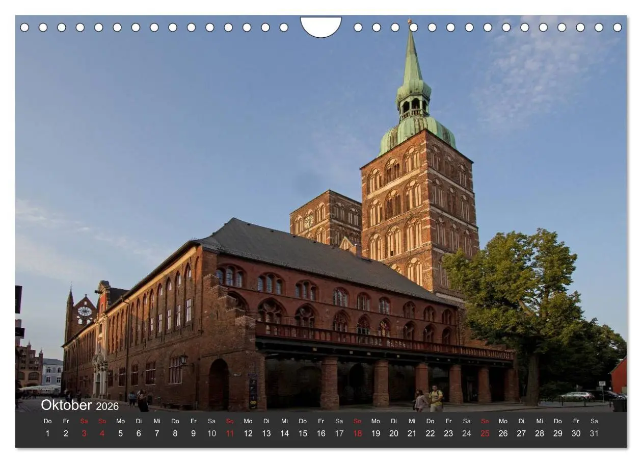 Bild: 9783516027075 | Stralsund. Das Tor zur Insel Rügen (Wandkalender 2026 DIN A4 quer),...