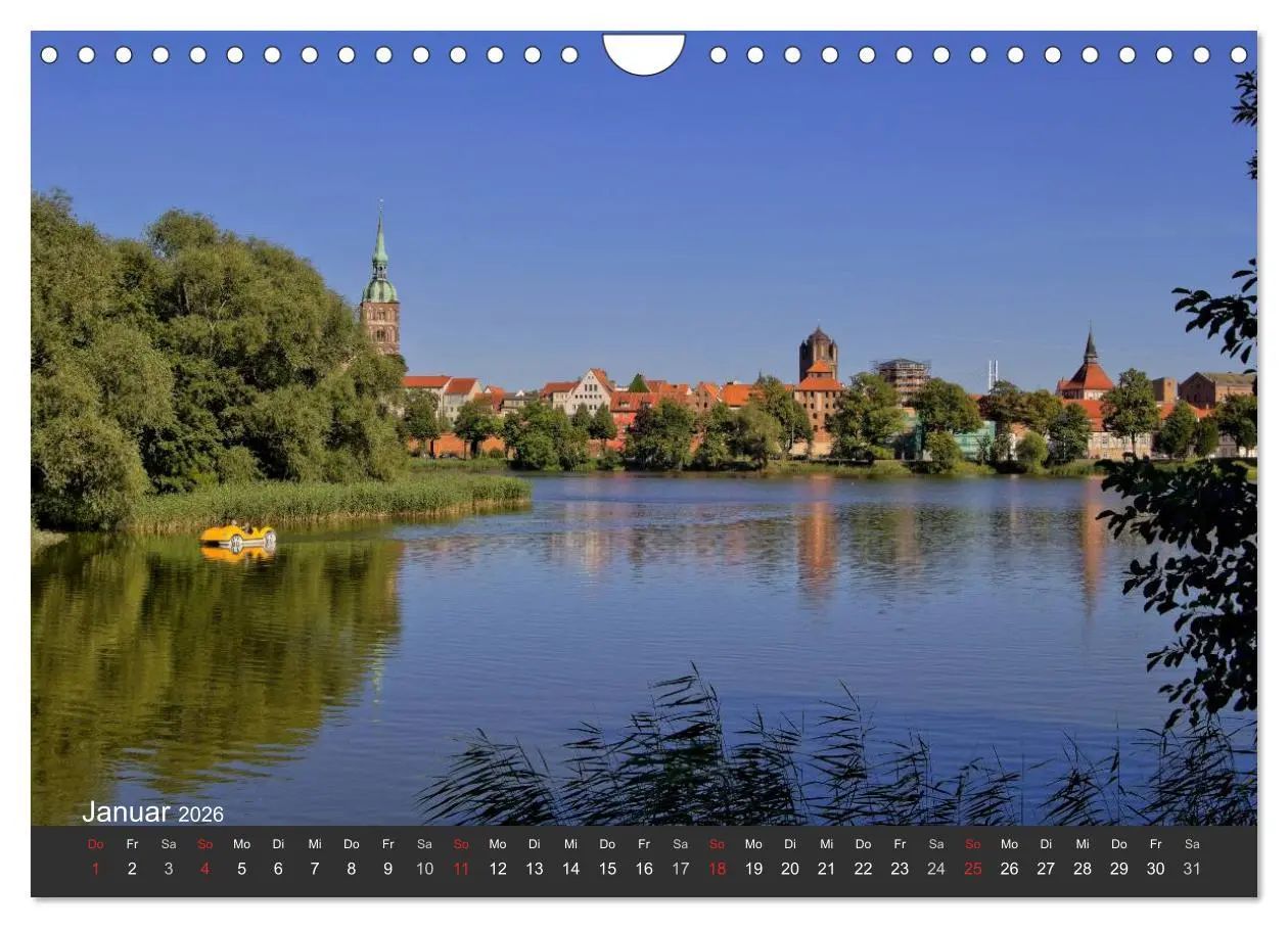 Bild: 9783516027075 | Stralsund. Das Tor zur Insel Rügen (Wandkalender 2026 DIN A4 quer),...