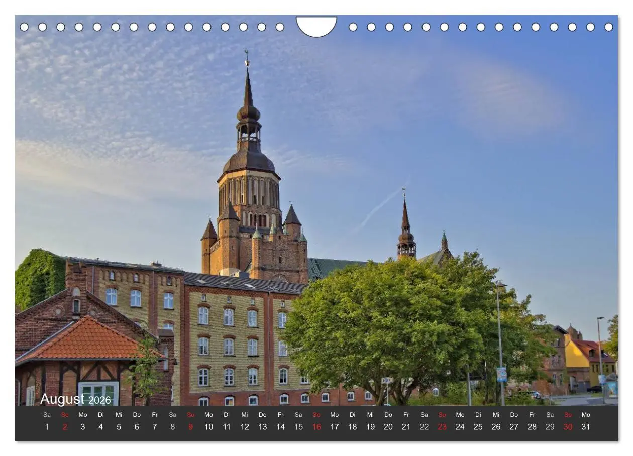 Bild: 9783516027075 | Stralsund. Das Tor zur Insel Rügen (Wandkalender 2026 DIN A4 quer),...