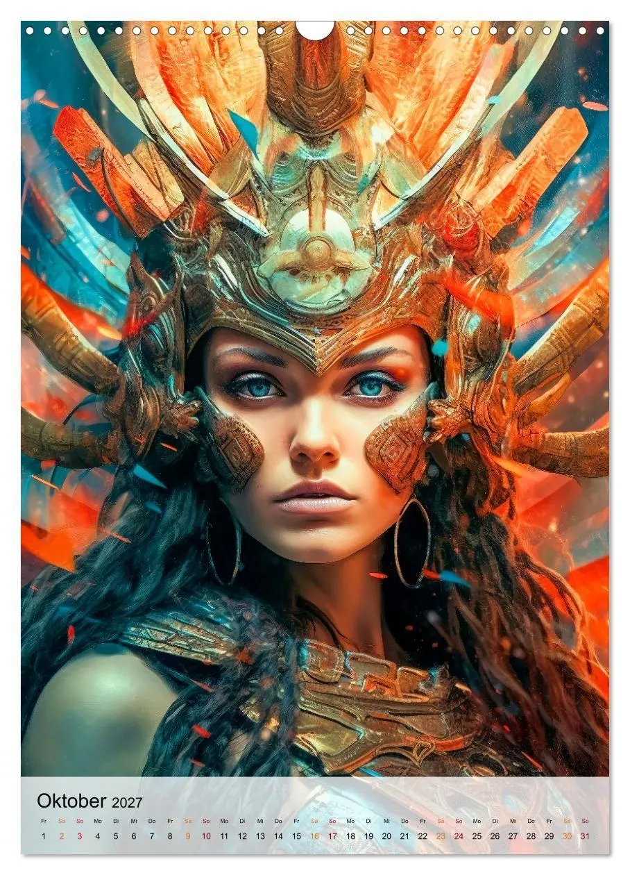 Bild: 9783569287075 | Fantasy Queens (Wandkalender 2027 DIN A3 hoch), CALVENDO...