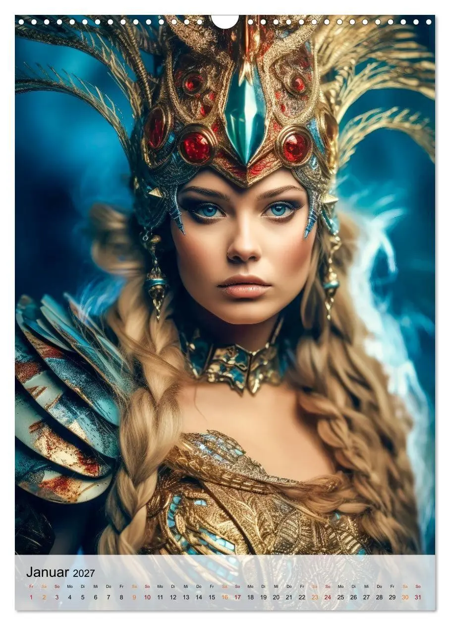 Bild: 9783569287075 | Fantasy Queens (Wandkalender 2027 DIN A3 hoch), CALVENDO...