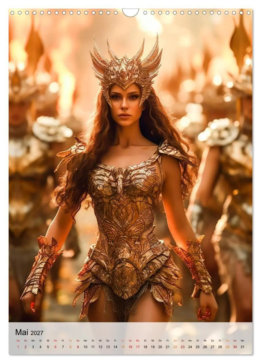 Bild: 9783569287075 | Fantasy Queens (Wandkalender 2027 DIN A3 hoch), CALVENDO...