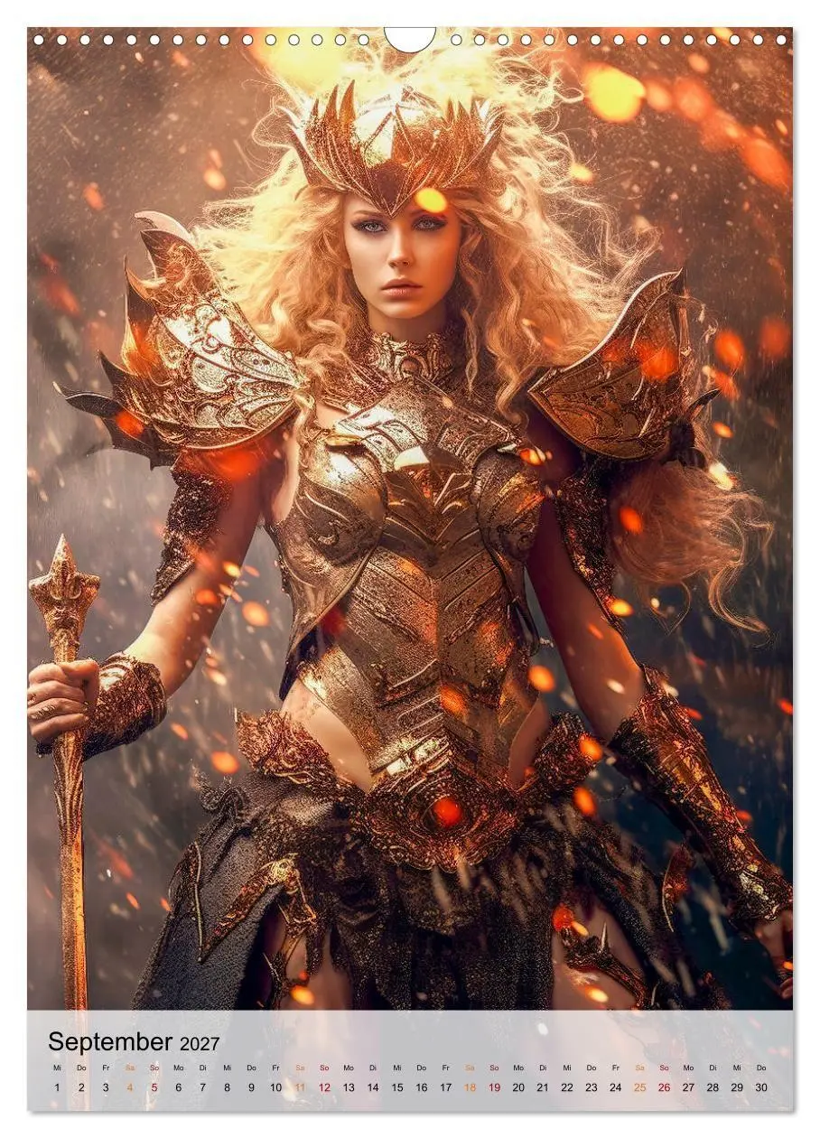 Bild: 9783569287075 | Fantasy Queens (Wandkalender 2027 DIN A3 hoch), CALVENDO...