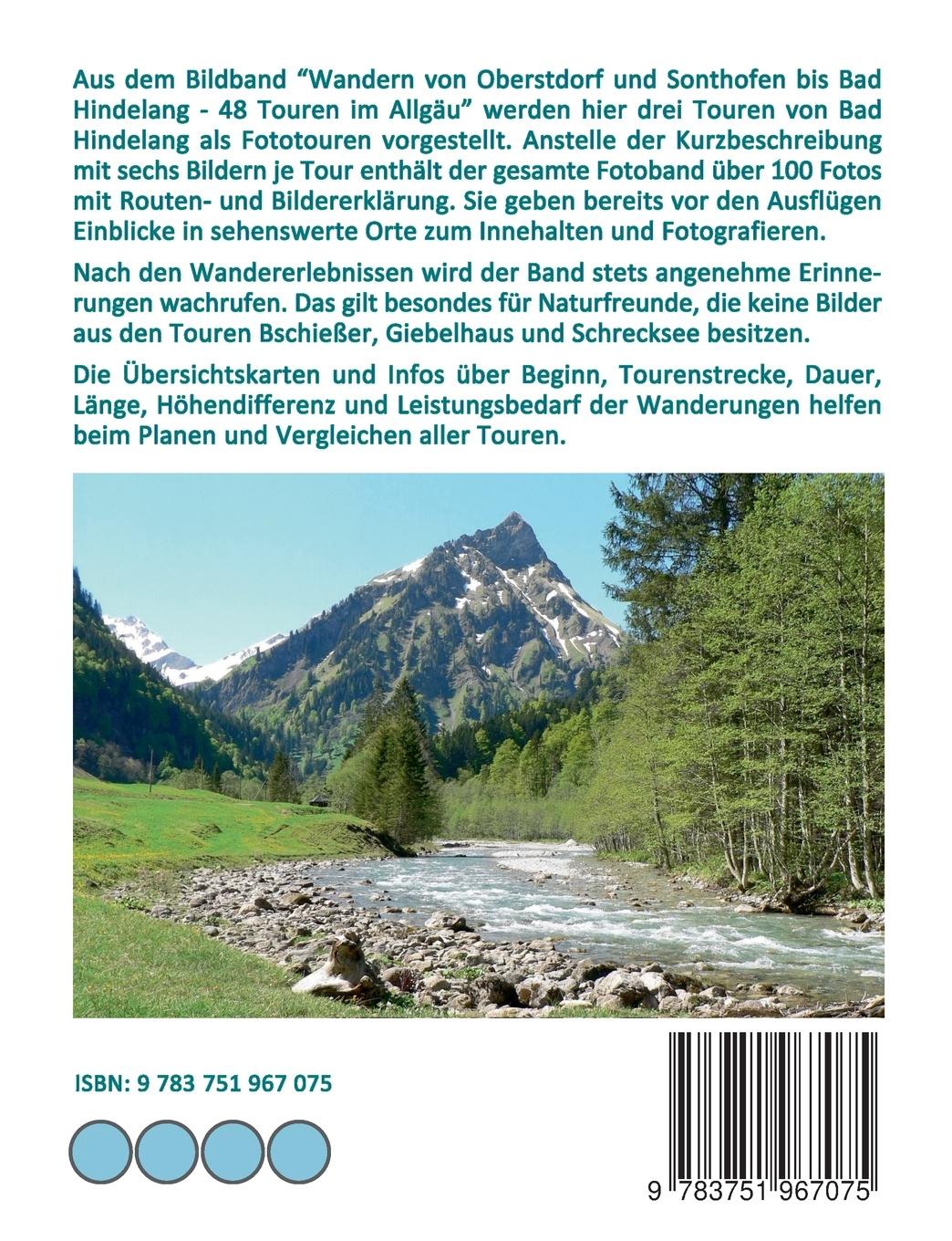 Rückseite: 9783751967075 | Bad Hindelang Bschießer Schrecksee Giebelhaus | Johann Schubert | Buch
