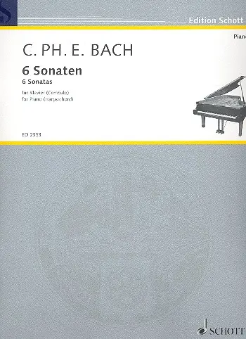 Cover: 9790001037075 | Sonaten(6) 1( Cpe ) | Johann Sebastian Bach | Buch | Schott Music